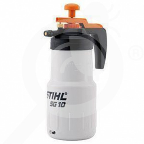 SG 10 Handheld Sprayer, 0.42 gal Tank, Polyethylene Tank, Interchangeable Nozzle, Gray/Orange